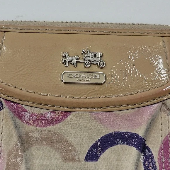 Coach Multicolor Signature Tote and Wallet Set - Picture 12 of 16